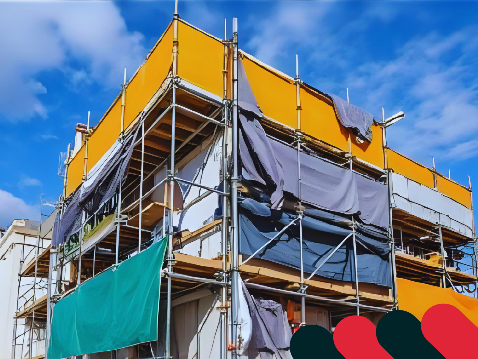 Plachta na lešení | Kotarbau