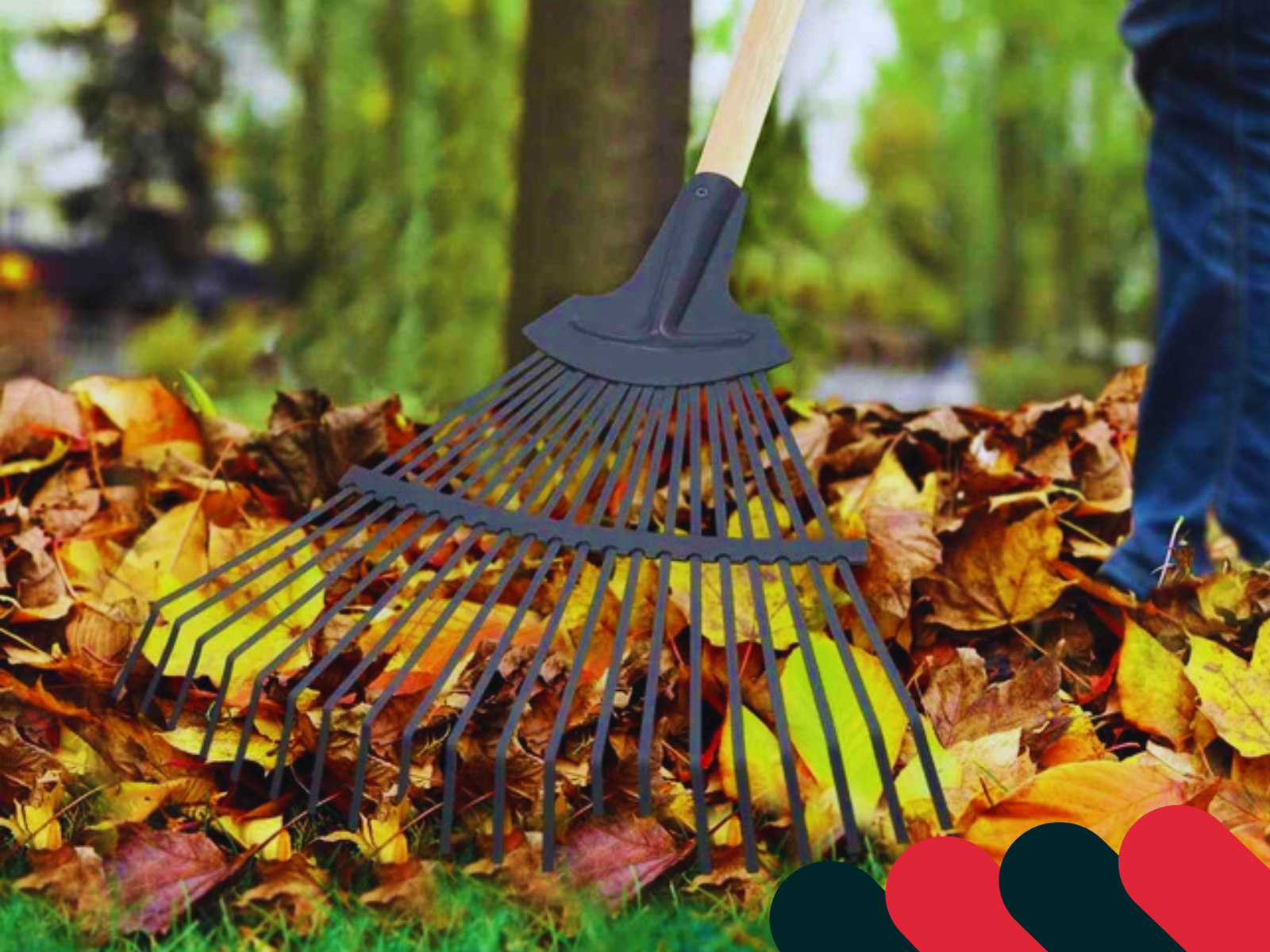 Záhradné hrable na lístie a trávu | Kotarbau