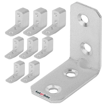 Uholník s prelisom 40x40x20 - 100 ks.