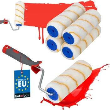 Valček na maľovanie zlatou niťou 18 cm náhradný - 5 ks.