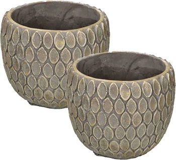 Keramický kvetináč ø14 cm - 2 ks
