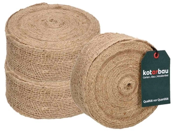 Jutová stuha 6 cm × 20 m sada 3 ks.