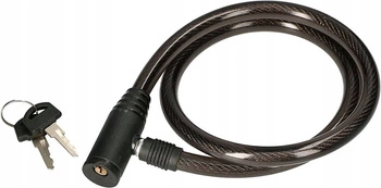 Bezpečnostný káblový zámok na bicykel 80 cm rukoväť
