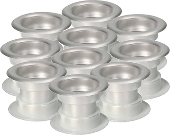 Tulejka na dvere ventilačná tulejka - 10 ks - Farba satén chróm