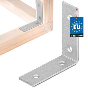 Tesársky uholník nerezový pozinkovaný 50x50x17 mm