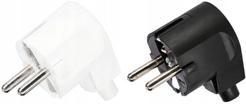 Uhlová demontovateľná zástrčka uzemňovacia zástrčka 16a - 2 ks.