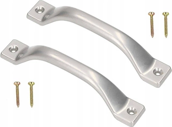 Kľučka nábytková antaba 140 na skrinky zásuvky 2 ks - Farba strieborná