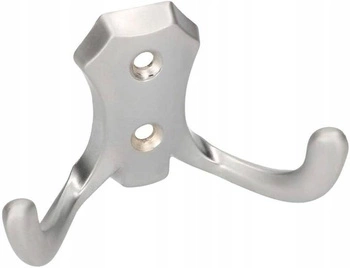 Nástenný vešiak na oblečenie pavúk strieborný matný nábytok