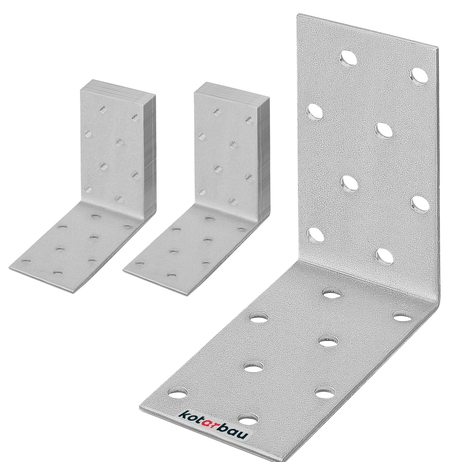 Uholník s prelisom 80x80x40 - 25 ks.