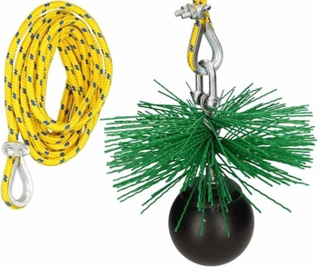 Súprava na čistenie komínov 125 mm 1,5 m