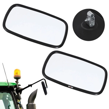 Univerzálne vonkajšie zrkadlo pre traktory 23x19 cm sada 2 ks.