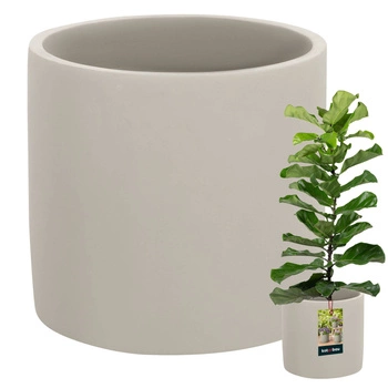 Keramický valec betónový kvetináč fi 20 cm