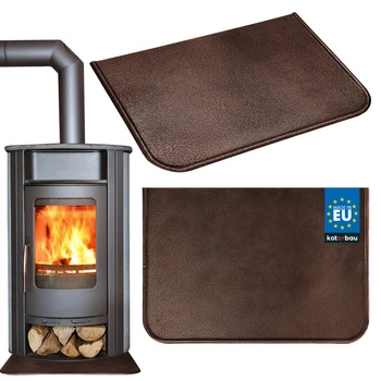 Prefabrikovaný oceľový plech 495x330 mm pod sporák krbová ochranná oceľ meď