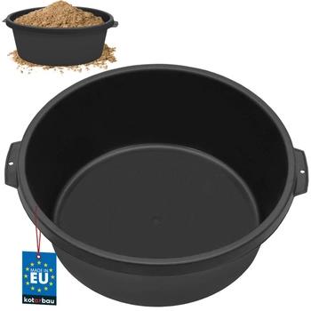 Stavebný zásobník 11l okrúhly kontajner miska na maltu