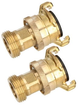 Hadicová spojka 1" rýchlospojka mosadz - 2 ks.