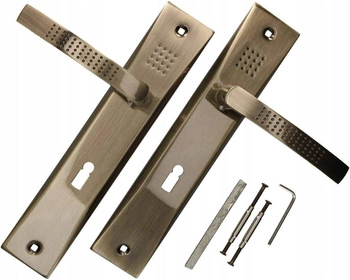 Kľučka na kľúč s dlhým ramenom patina 72 mm