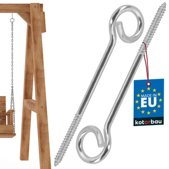 Výkyvný hák na drevo 230 mm sada 2 ks.