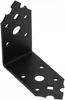 Uhlová konzola pre dekoratívne stolárske výrobky 80x80x40mm