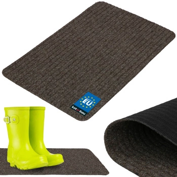 Rohožka na topánky savá protišmyková koberec rohož hnedá 60x40 cm