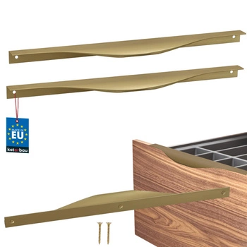 Úchyt nábytkový hliníkový zlatý mat 320/340 mm sada 2 ks.