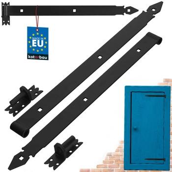 Pásový záves garážovej brány 600 mm - 2 ks.