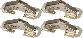 75 mm plechovkový nábytkový záves pre skrinky 4 kusy