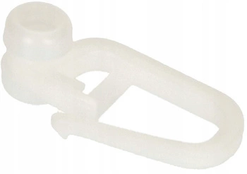 Bezpečnostný kolík plastový háčik na záclonovú lištu sada 100 ks.