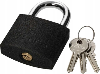 Liatinový visiaci zámok so západkou na 60mm kľúč