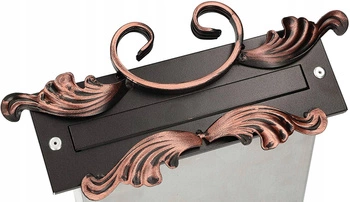 Poštová schránka na murivo - Farba čierna