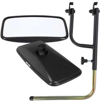 Zrkadlo na gombík s univerzálnym držiakom pre traktor 38x19 cm