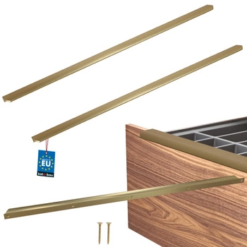 Úchyt nábytkový hliníkový zlatý mat 780/800 mm sada 2 ks.