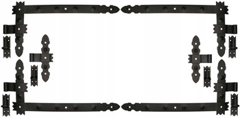 800 garážový rohový záves pre okenice