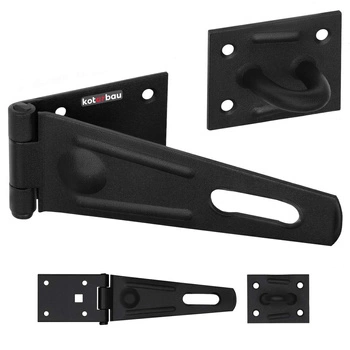 Čierna pozinkovaná oceľová skrutka 150x75