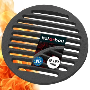 Liatinový okrúhly rošt 190 mm