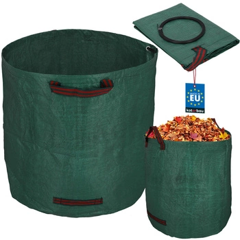 Záhradný kôš na lístie trávu okrúhly skladací 270 l