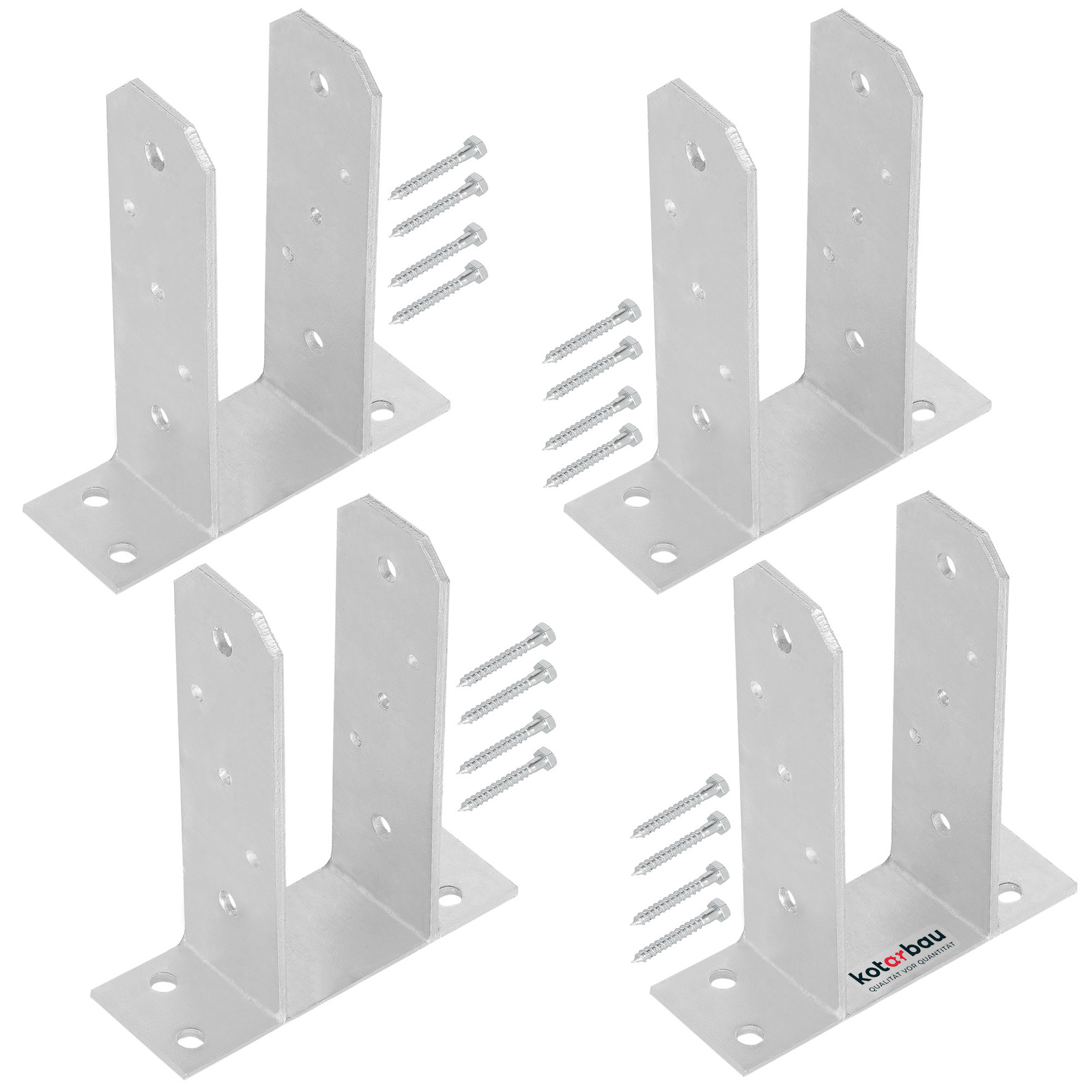 Základňa stĺpa tt priskrutkovaná 70 mm sada 4 ks.