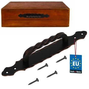 Antaba kovaná kľučka z čiernej medi 290 mm