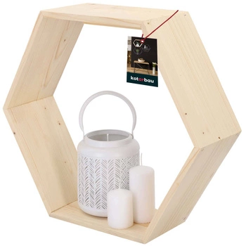 Drevený nástenný záhon pre rastliny prírodné