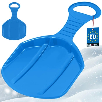 Jablíčko šmykľavka modré na sánkovanie po snehu sánky