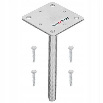 Základňa stĺpa psr-s pozinkovaná 110x110 mm