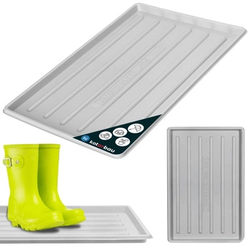 Odkvapkávač na obuv 45x30 cm – Farba sivá