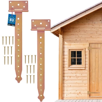 Záves altánku konštrukcia žltý 350 mm sada 2 ks.