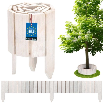 Lemovanie dreveného plotu palisáda biela 15x110 cm