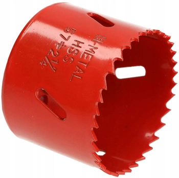 Bimetalová píla na otvory 57 mm adaptér na korunové lišty