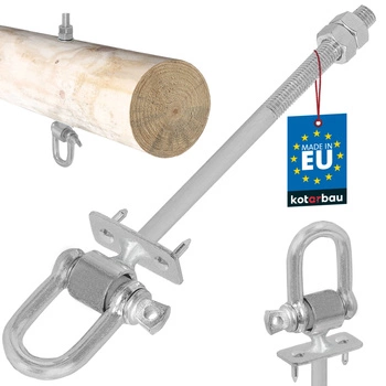 Hák na hojdačku so skrutkou upevnenie na drevo betón skrutkové m12 190 mm