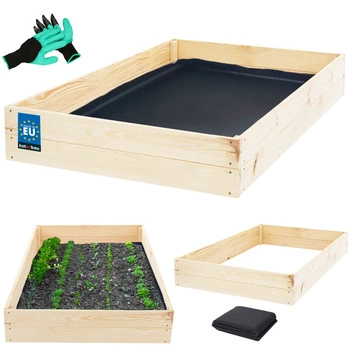 Debnička na zeleninu drevená bylinky pestovanie 120x100x18 cm