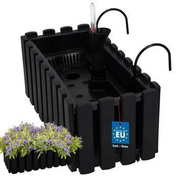 Kvetináč balkónový antracit 400 MM