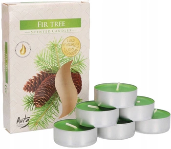 Sada ohrievačov sviečok s vôňou jedle - 6 ks