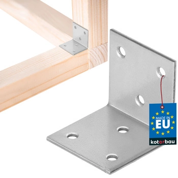 Tesársky uholník nerezový pozinkovaný 40x40x40 mm