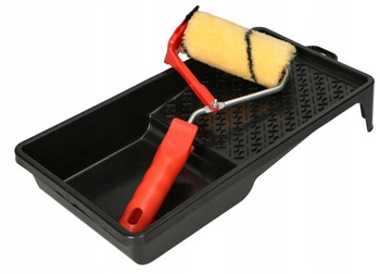 Zásobník na farbu s farebným odrezávacím valčekom